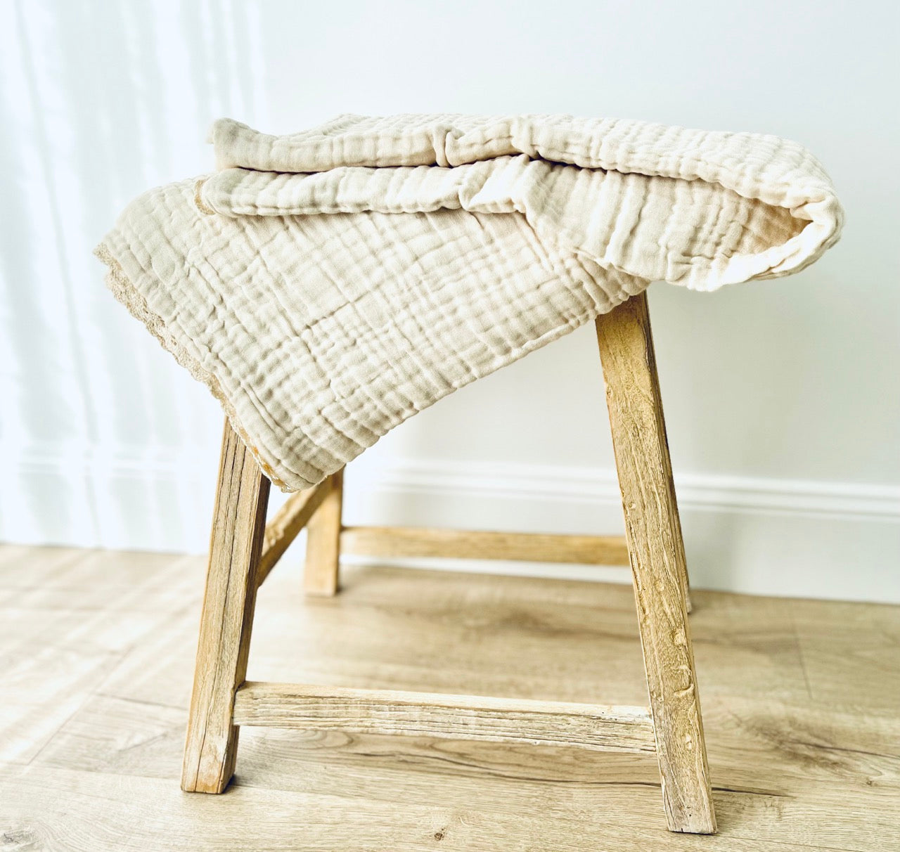 Organic Cotton Gauze Blanket | Cot