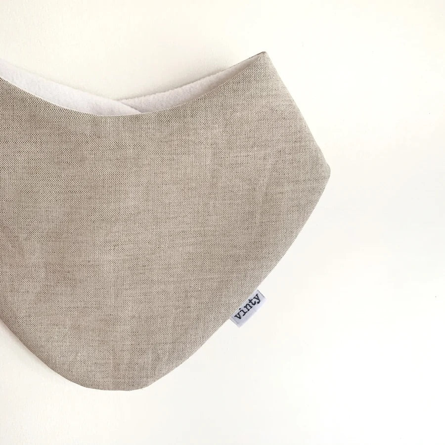 Dribble Bib - Lovely Linen Oatmeal