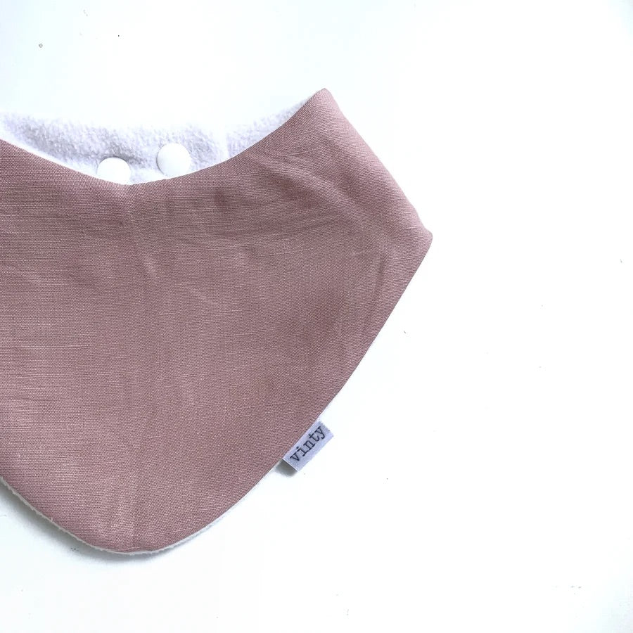 Dribble Bib - Lovely Linen Pink